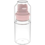 Portable Oil Bottle with Brush Silicone Barbecue Liquid Gadgets High-temperature Kitchen Baking Pastry Barbecue BBQ Tool